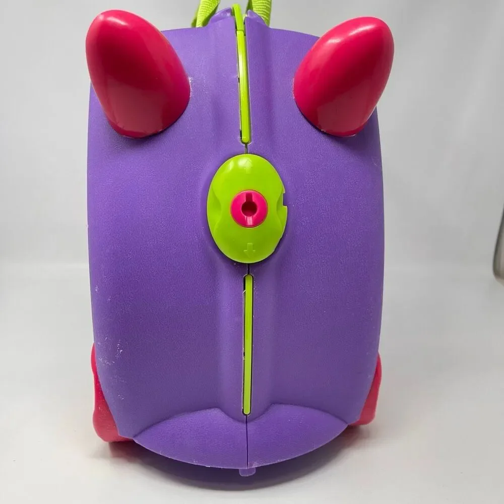Trunki Ride On Kids Suitcase Purple Pink Green Melissa & Doug Luggage No Strap